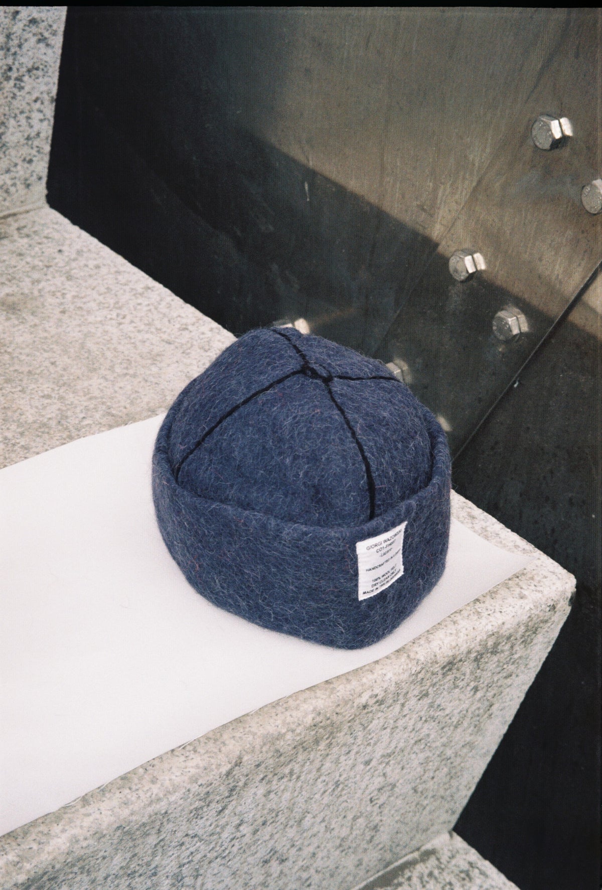 LAZARE Hat in Muted Blue